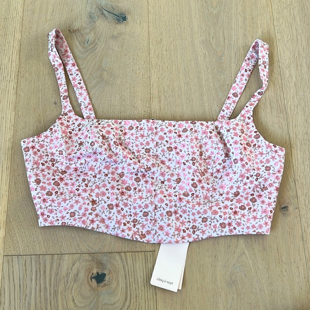 Cinq a Sept corset floral